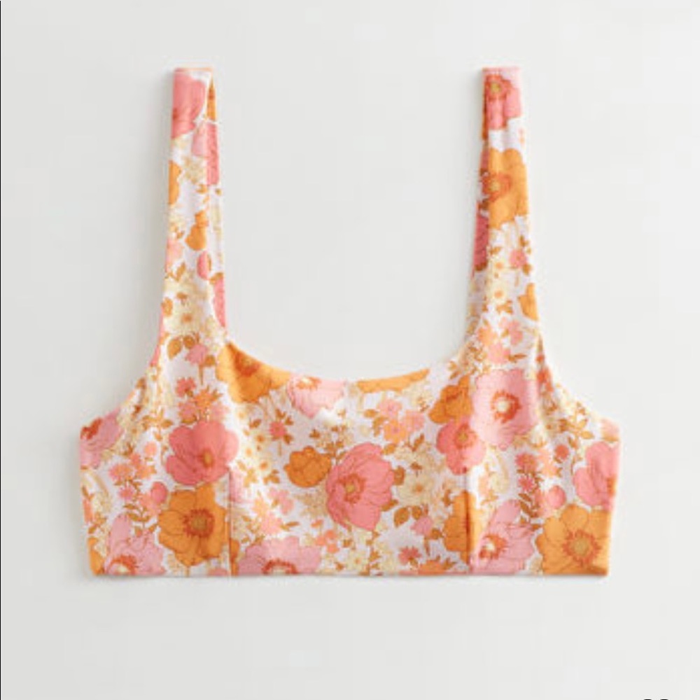 NWT &Other Stories Bikini in Orange Florals